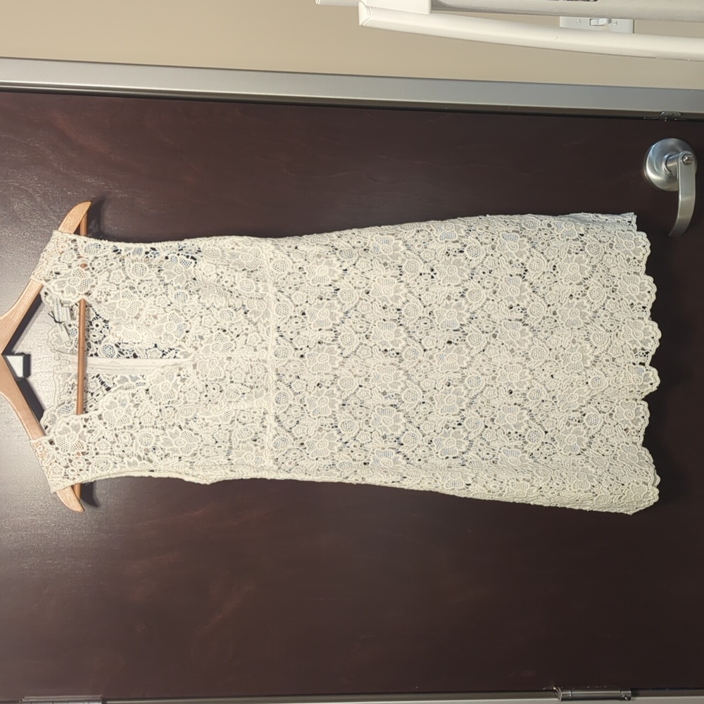 Diane von Furstenberg White Cotton Dress